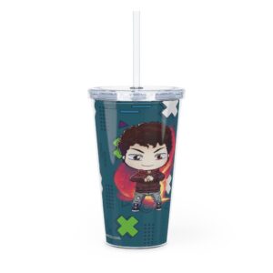 Adrian Plastic Tumbler with Straw