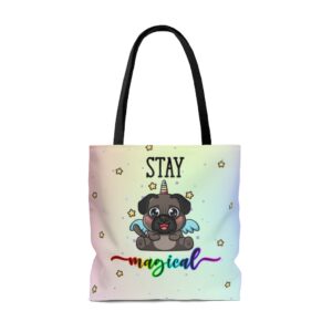 Stay Magical Pug Tote Bag
