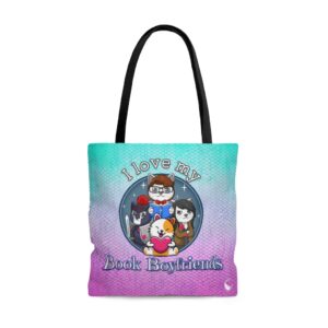 I Love My Book Boyfriends Tote Bag